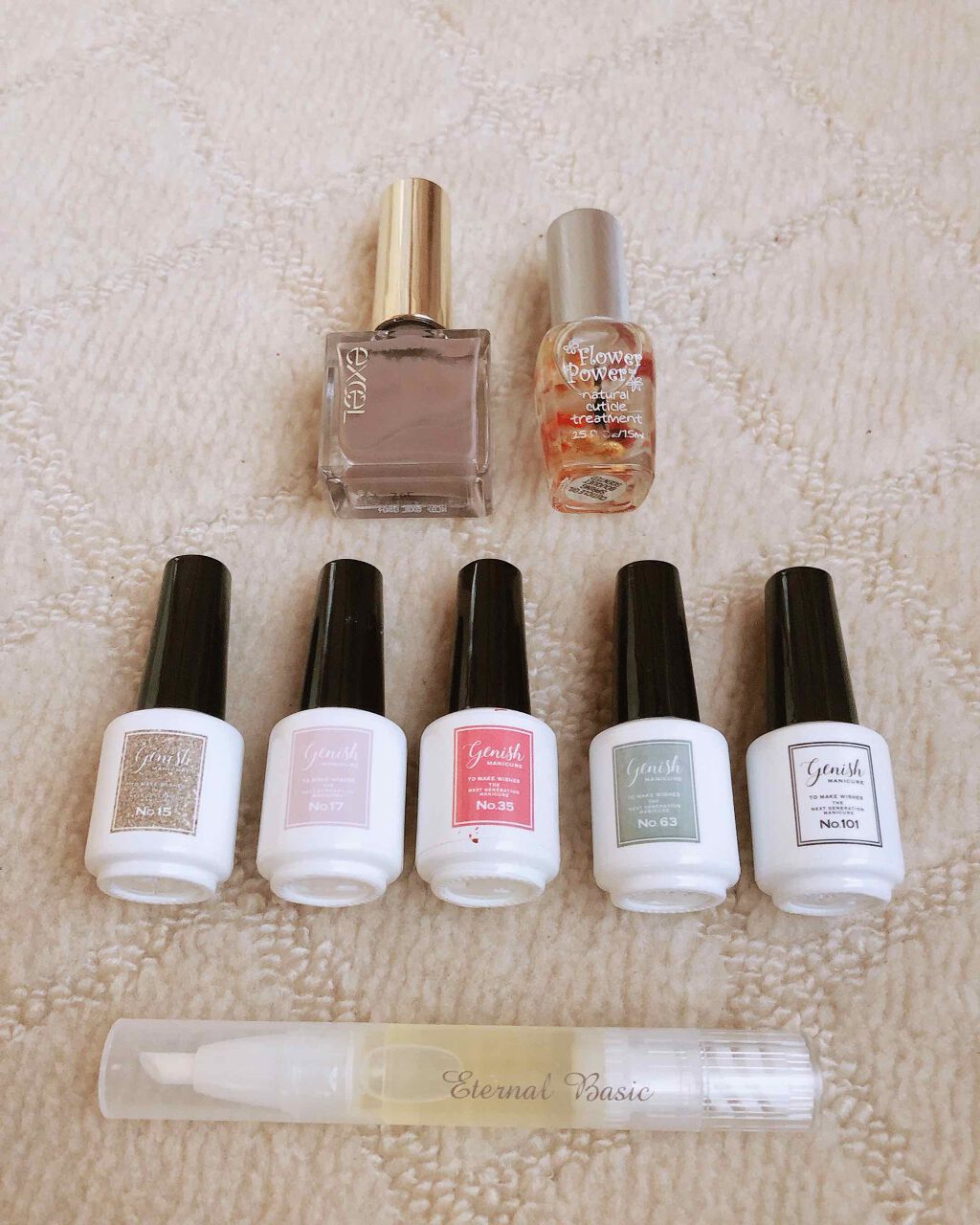 ジーニッシュ 15.シャンパン/ジーニッシュマニキュア/マニキュアを使ったクチコミ（2枚目）