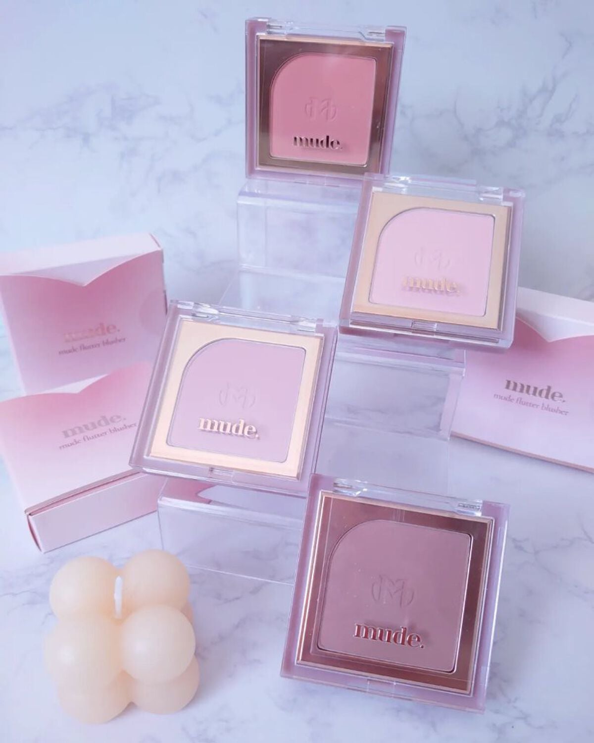 フラッターブラッシャー/mude/パウダーチークを使ったクチコミ(1枚目)