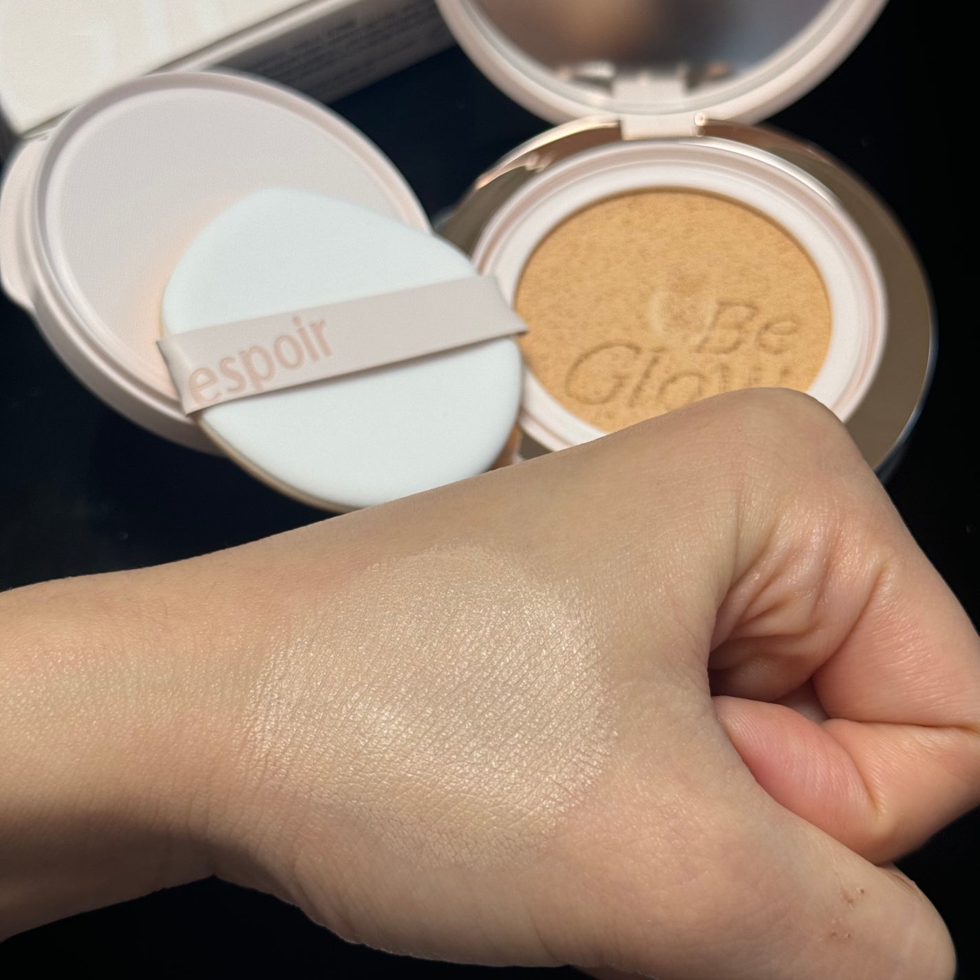 エスポア ビーグロー ボリュームクッション/espoir/クッションファンデーションを使ったクチコミ(6枚目)