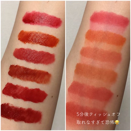 ムードライアー ベルベットティント/lilybyred/リップティントを使ったクチコミ(5枚目)