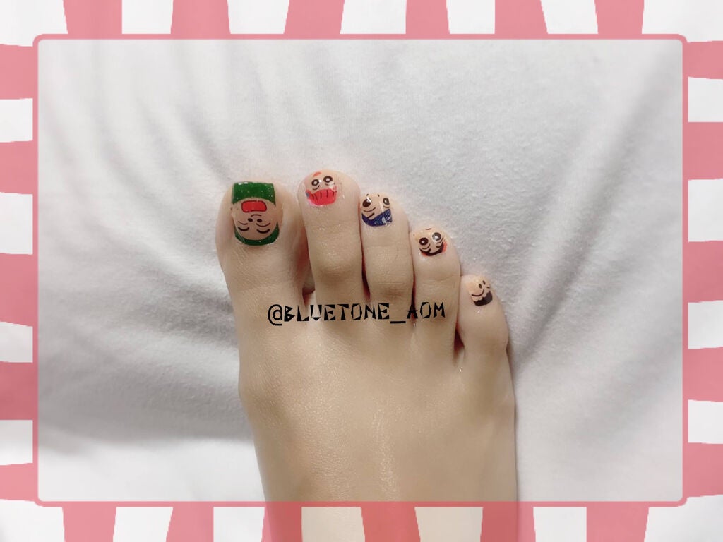 ネイルシール/Qoo10/ネイルシールを使ったクチコミ(3枚目)