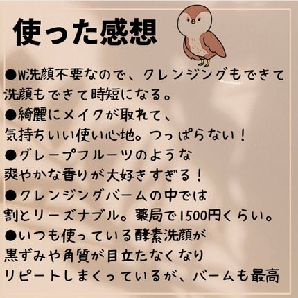 クレンジングバーム/ドットバスター/クレンジングバームを使ったクチコミ(4枚目)