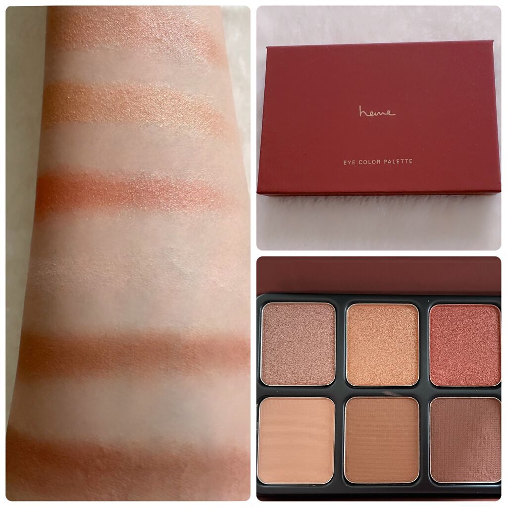 アイカラーパレット/heme/アイシャドウパレットを使ったクチコミ(2枚目)
