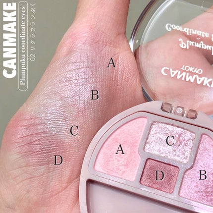 プランぷくコーデアイズ/キャンメイク/パウダーアイシャドウを使ったクチコミ(7枚目)