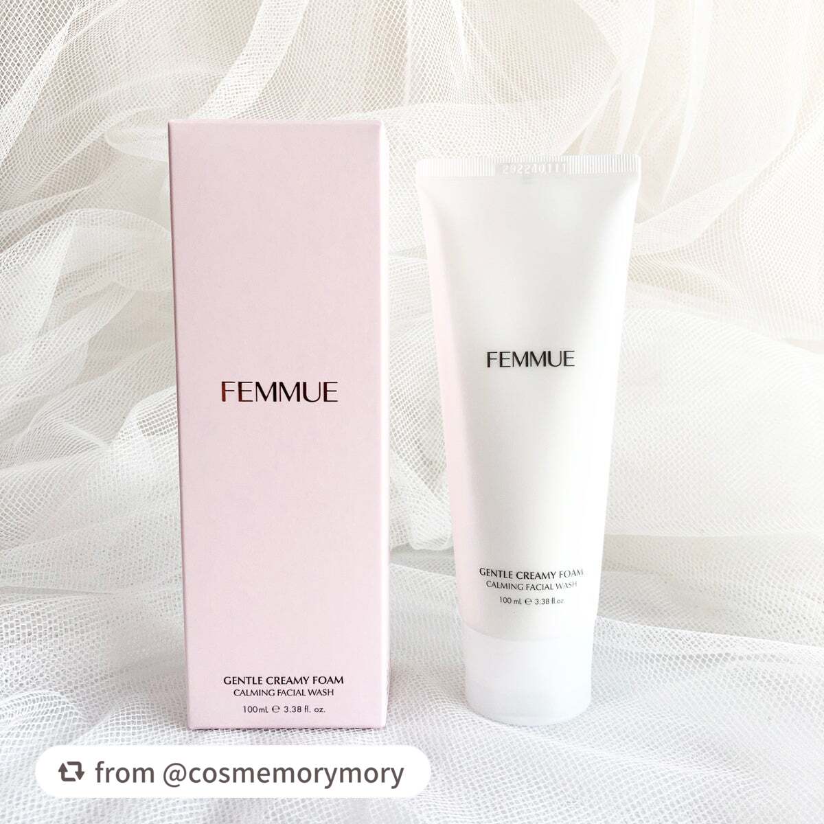 ジェントルクリーミー フォームウォッシュ/FEMMUE/洗顔フォームを使ったクチコミ(2枚目)