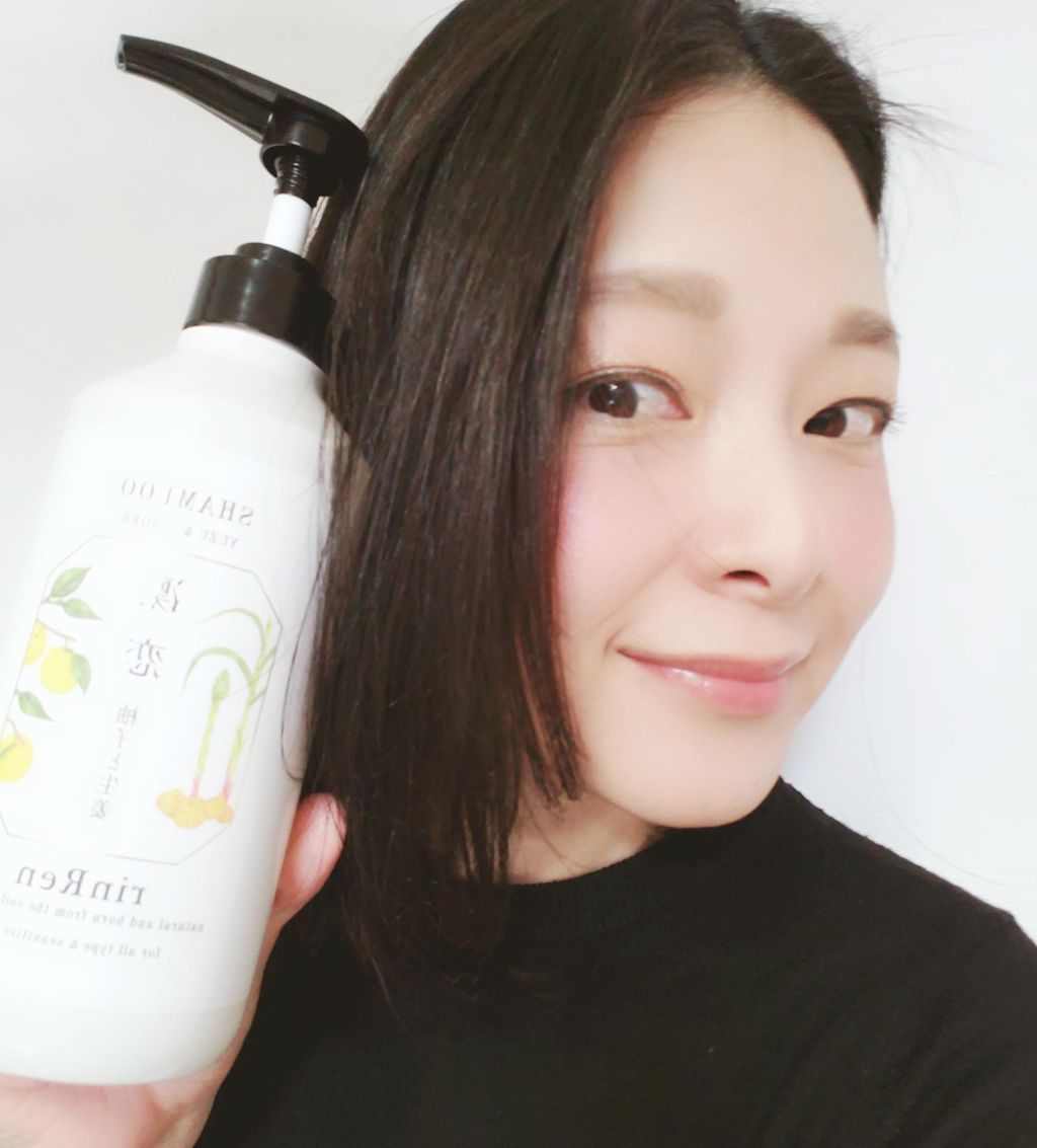 シャンプー／トリートメント ユズ＆ジンジャー/rinRen（凛恋）/市販シャンプーを使ったクチコミ（1枚目）
