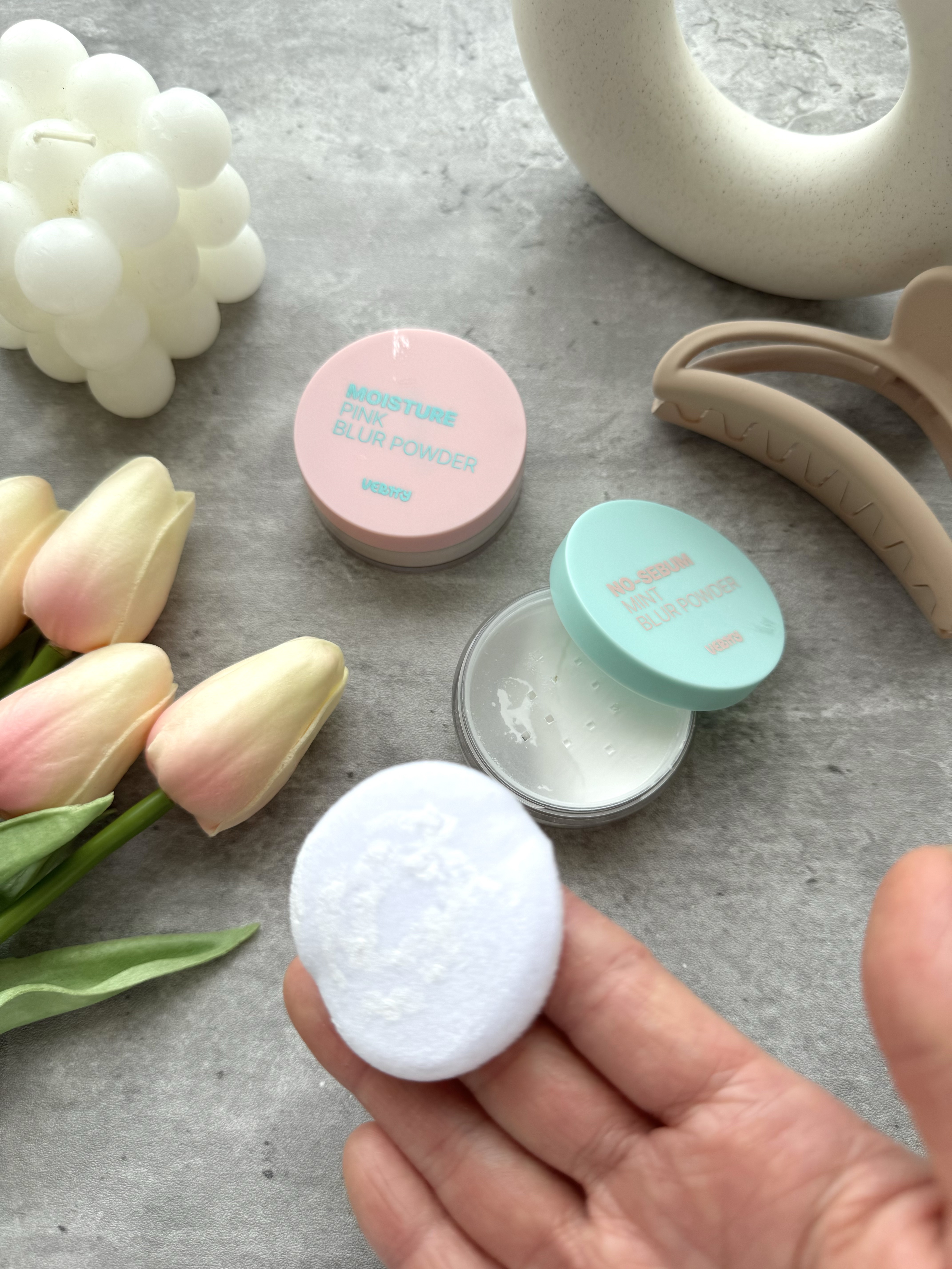 ノーセバムミントブラーパウダー /Vertty/ルースパウダーを使ったクチコミ（2枚目）