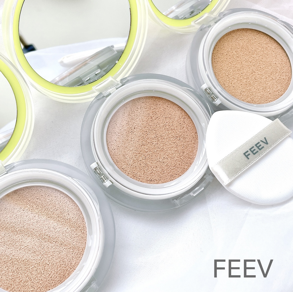 ベアクッション/FEEV/クッションファンデーションを使ったクチコミ（1枚目）