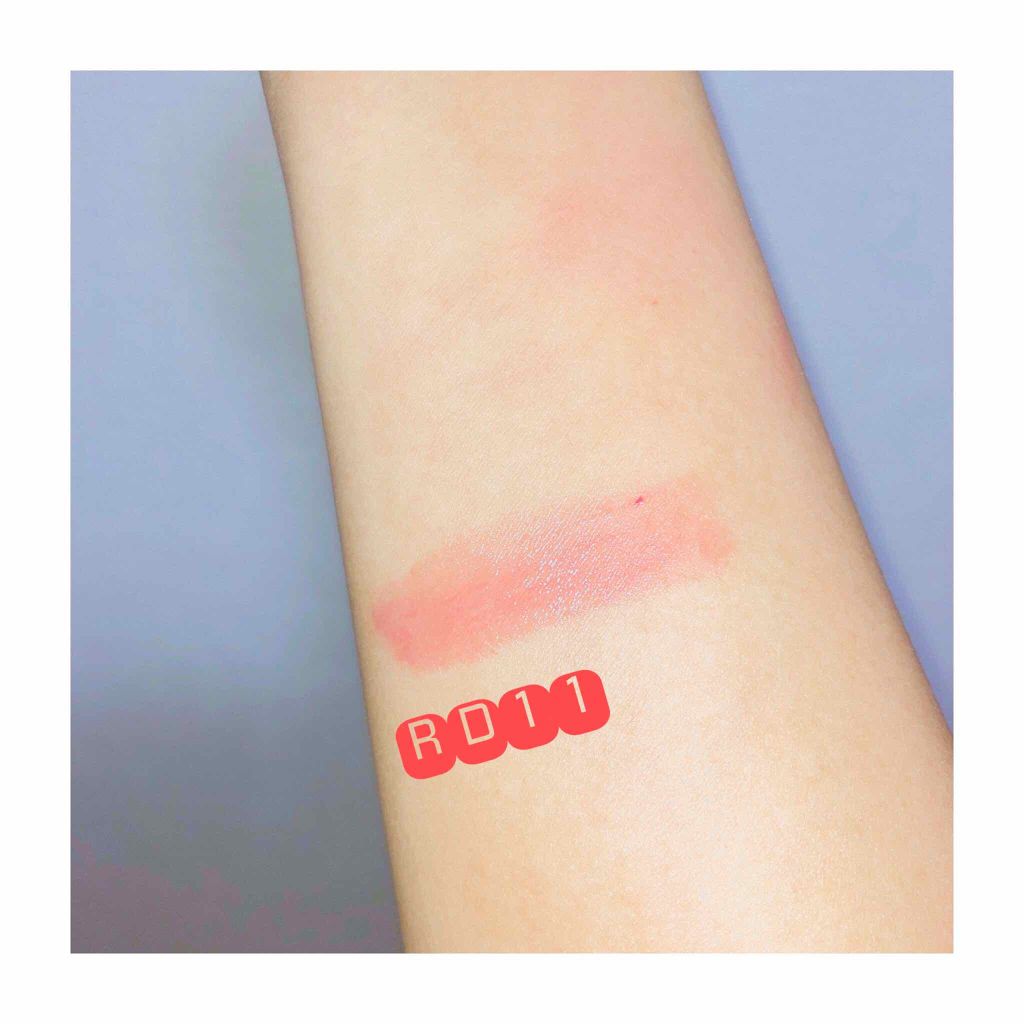 ラスティンググロスリップ/CEZANNE/口紅を使ったクチコミ（2枚目）