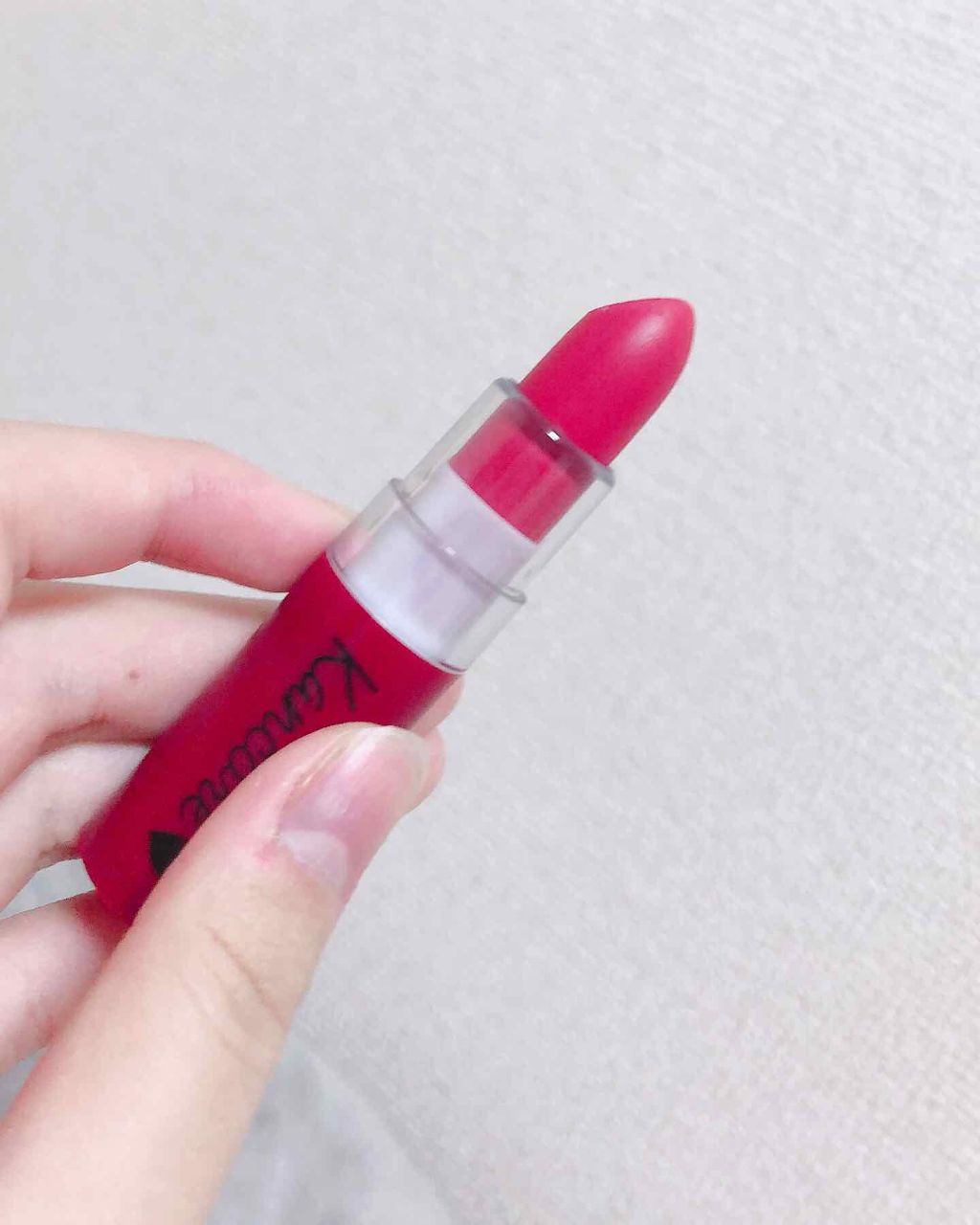 カンコレ マットリップスティック/DAISO/口紅を使ったクチコミ（2枚目）