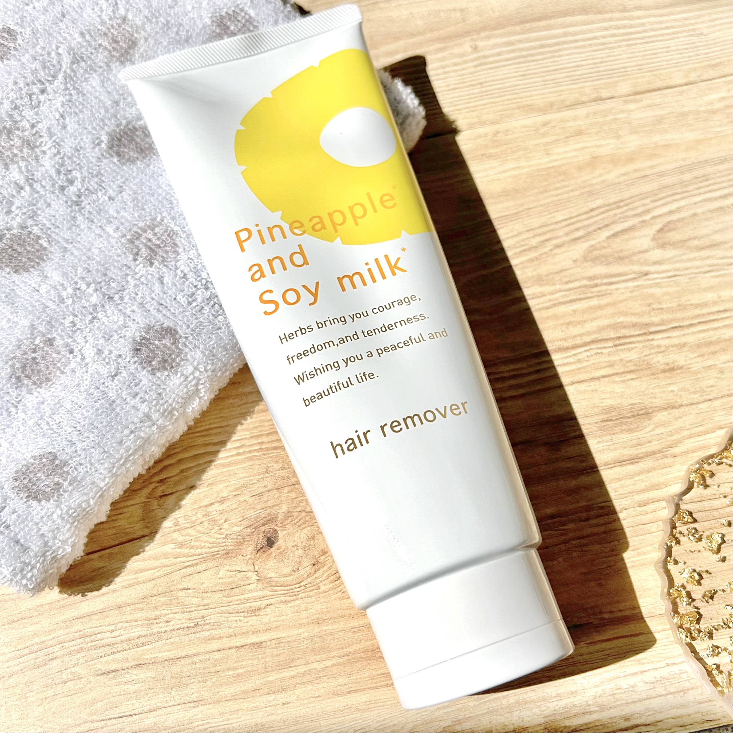 パイナップル豆乳除毛クリーム/鈴木ハーブ研究所/除毛クリームを使ったクチコミ（1枚目）