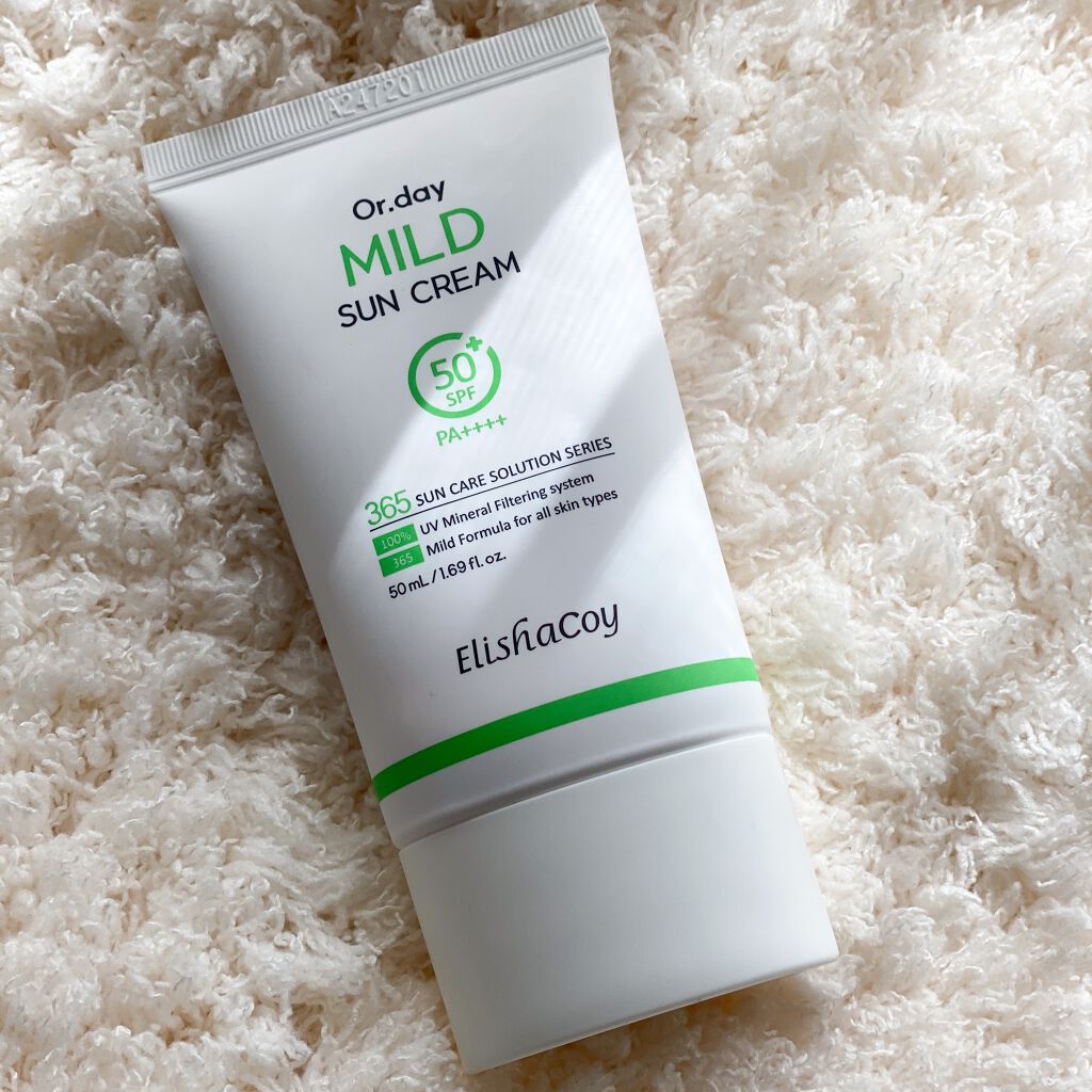 Or.day マイルドサンクリーム/Elishacoy/日焼け止めクリームを使ったクチコミ（1枚目）