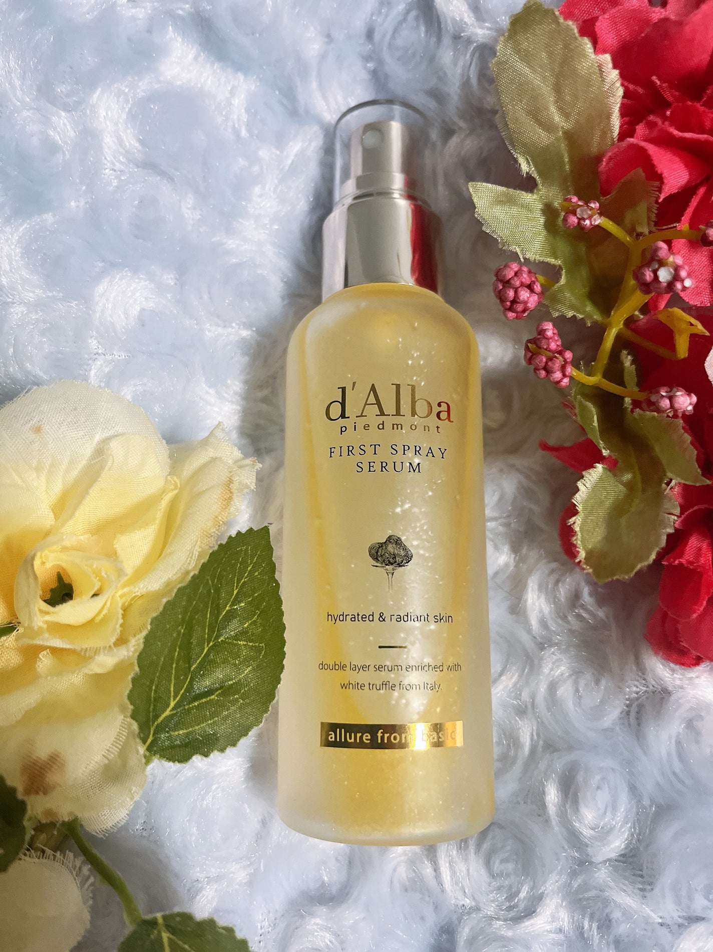 ダルバ ホワイトトリュフファーストスプレーセラム/ダルバ/ミスト状化粧水を使ったクチコミ(1枚目)