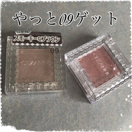 シングルカラーアイシャドウ/CEZANNE/単色アイシャドウを使ったクチコミ(1枚目)