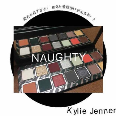 Kylie Jenner 
NAUGHTY
🐼
とにかく物凄く良い！
色は一見派手だけど普段使いもできる！でもパーティーメイクも完璧💄
白色は涙袋に最適！ハイライトにも使えます
紫色や赤色は闇メイクとか