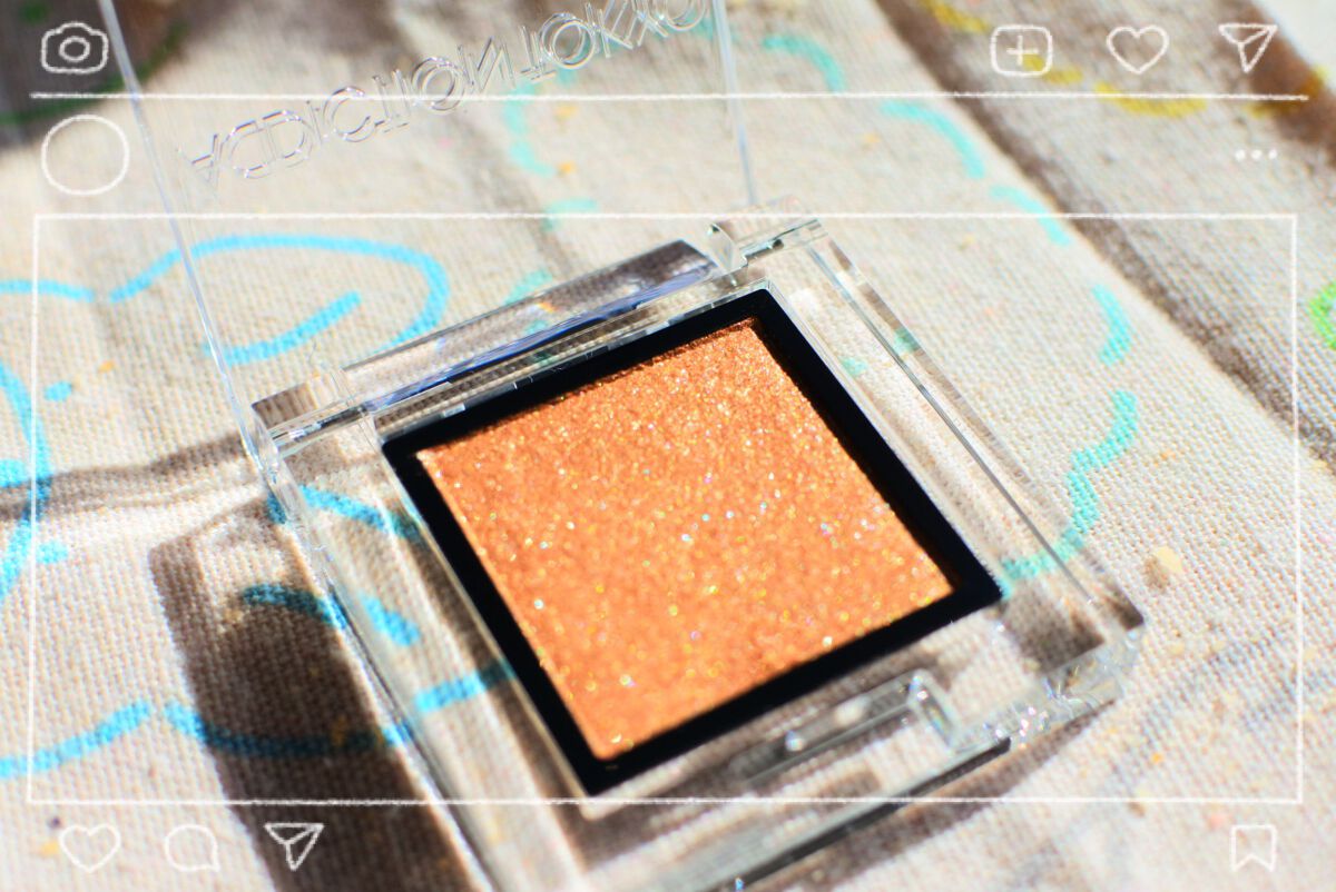 アディクション ザ アイシャドウ スパークル 010SP Imperial Topaz/ADDICTION/単色アイシャドウを使ったクチコミ（2枚目）