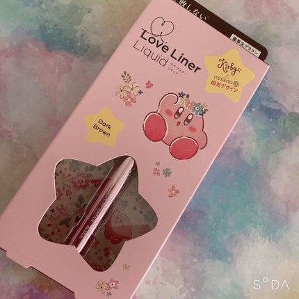 ラブ・ライナー リキッドアイライナーR3 ダークブラウン(星のカービィ)/ラブ・ライナー/リキッドアイライナーの画像