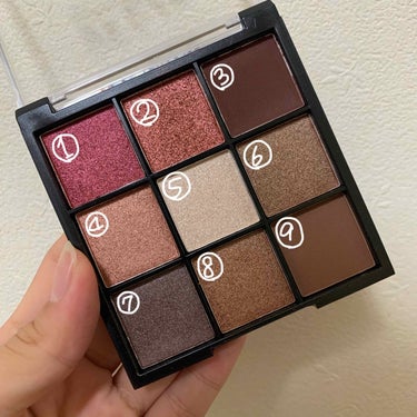 UR GLAM　BLOOMING EYE COLOR PALETTE/U R GLAM/パウダーアイシャドウを使ったクチコミ（1枚目）