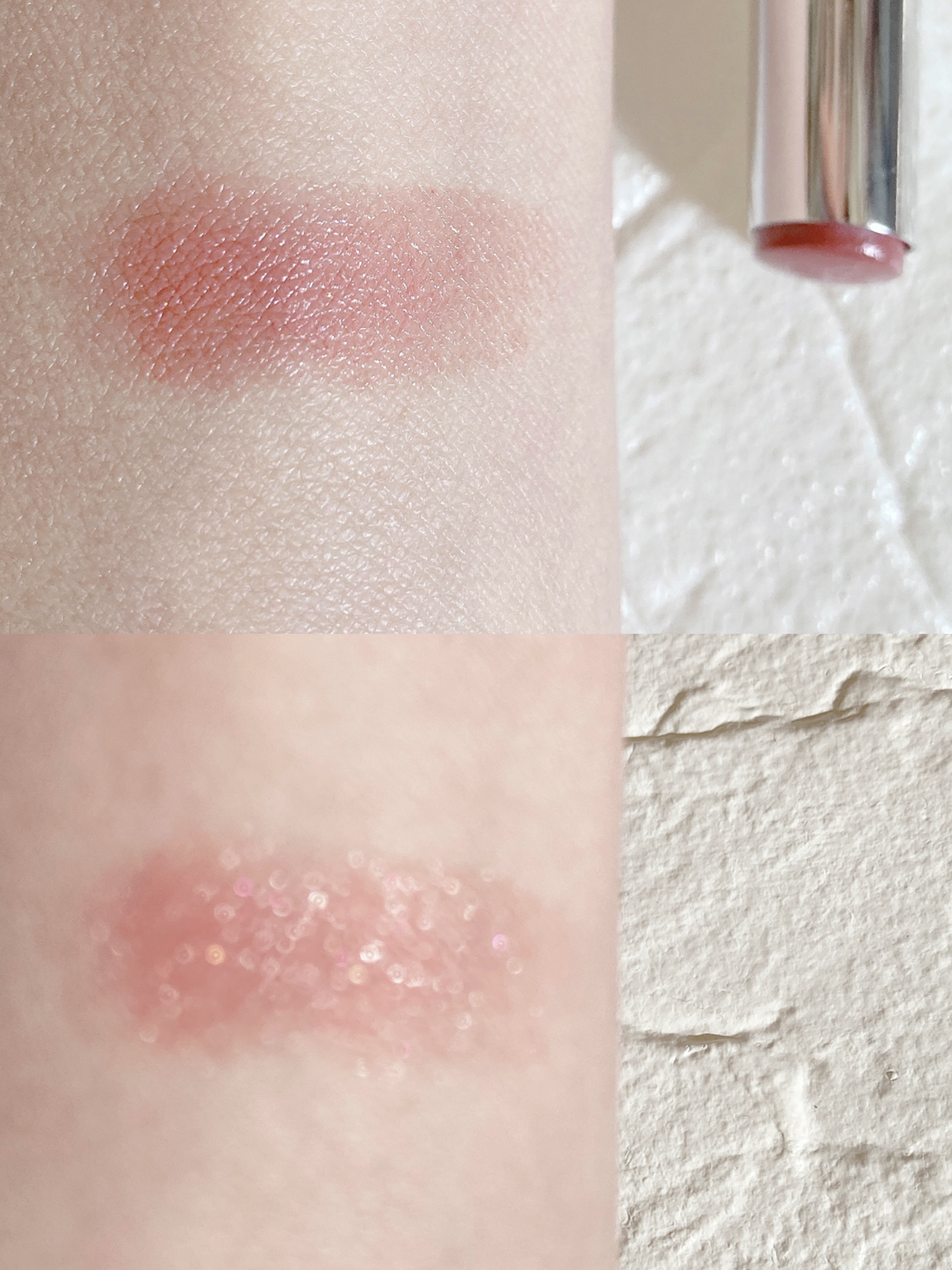 ローズ・パーフェクト No.204 ダスティ・ピンク（スプリングコレクション2024）/GIVENCHY/リップバームを使ったクチコミ（3枚目）