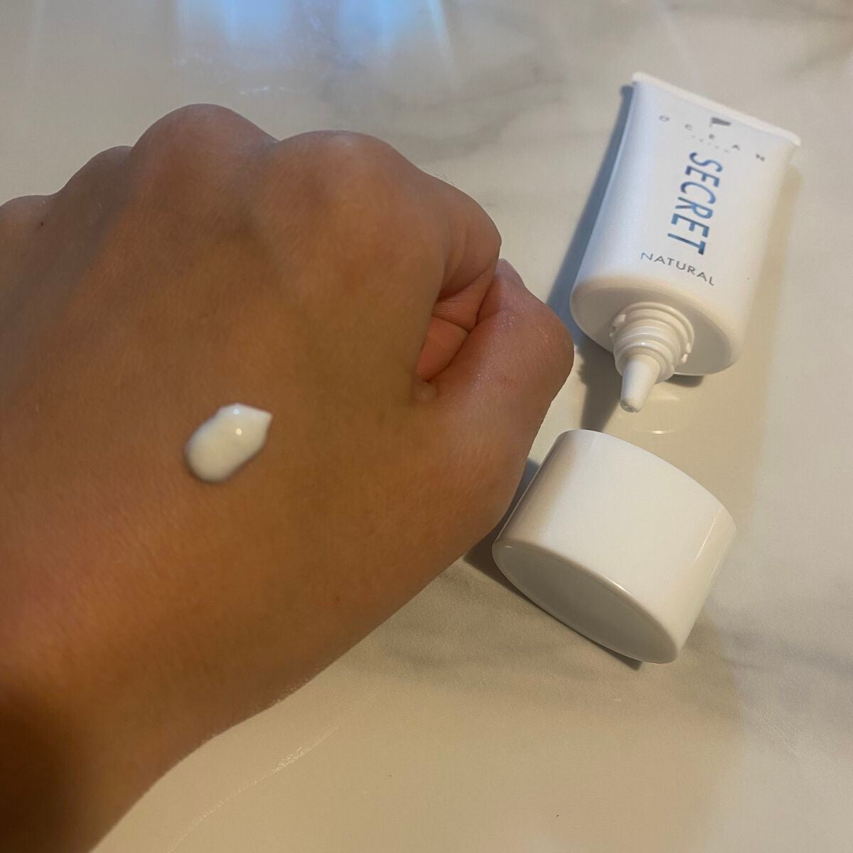 オーシャントリコ シークレットメイク BBクリーム ナチュラル/OCEAN TRICO/BBクリームを使ったクチコミ(2枚目)