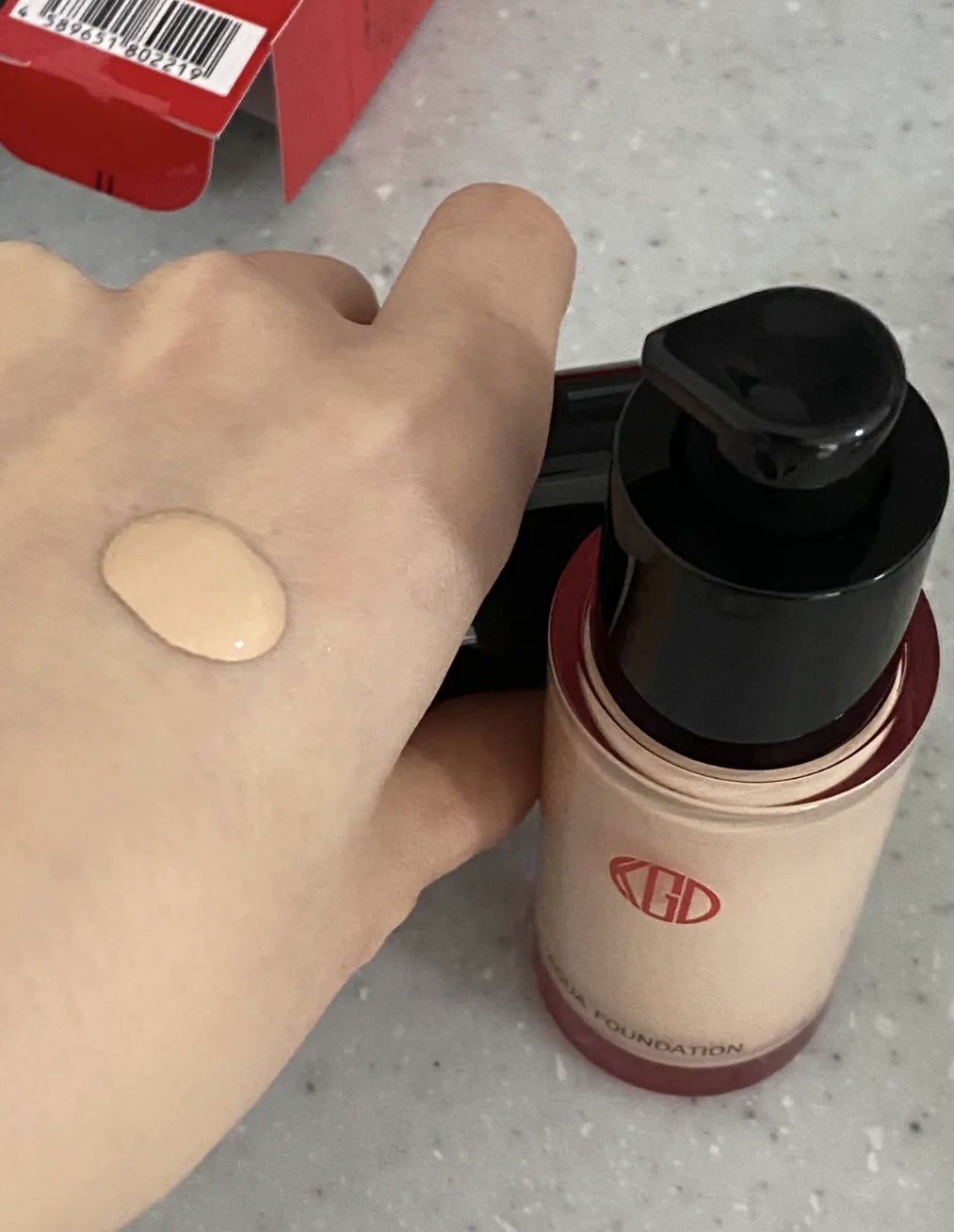 マイファンスィー アクアファンデーション/Koh Gen Do/リキッドファンデーションを使ったクチコミ（3枚目）