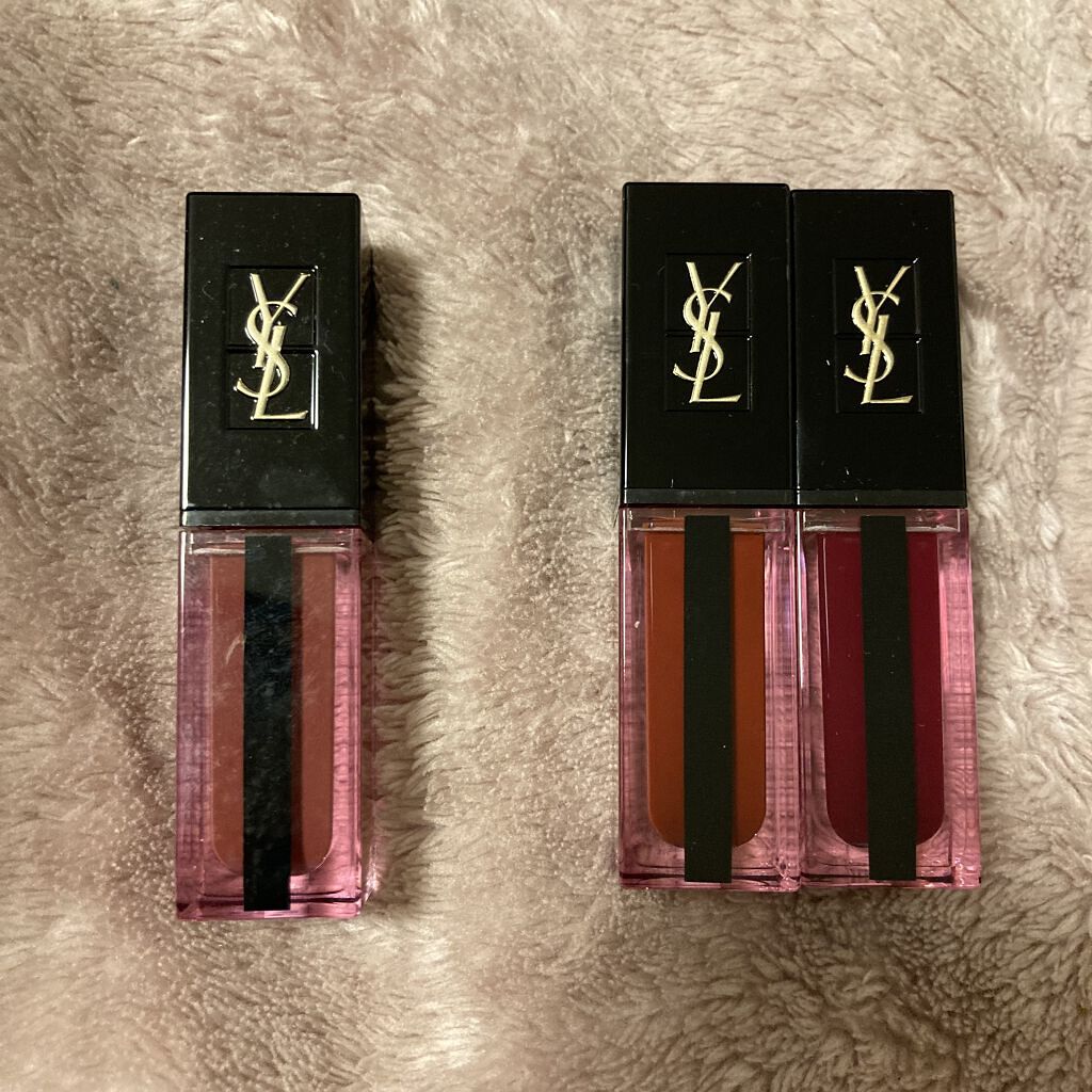 ルージュ ピュールクチュール ヴェルニ ウォーターステイン/YVES SAINT LAURENT BEAUTE/口紅を使ったクチコミ（2枚目）