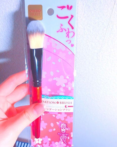 DAISO 春姫 リキッドファンデブラシ

春姫シリーズはじめて買いました！
噂通りふわっとしてて肌への負担も軽そう！
普段のベースメイクはファンデよりも
BBクリームを使うことが多いのですが、
それで