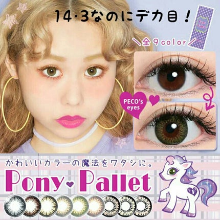 ポニーパレット ワンデー by ティアリーアイズ/Pony Pallet/ワンデー(1DAY)カラコンを使ったクチコミ(1枚目)