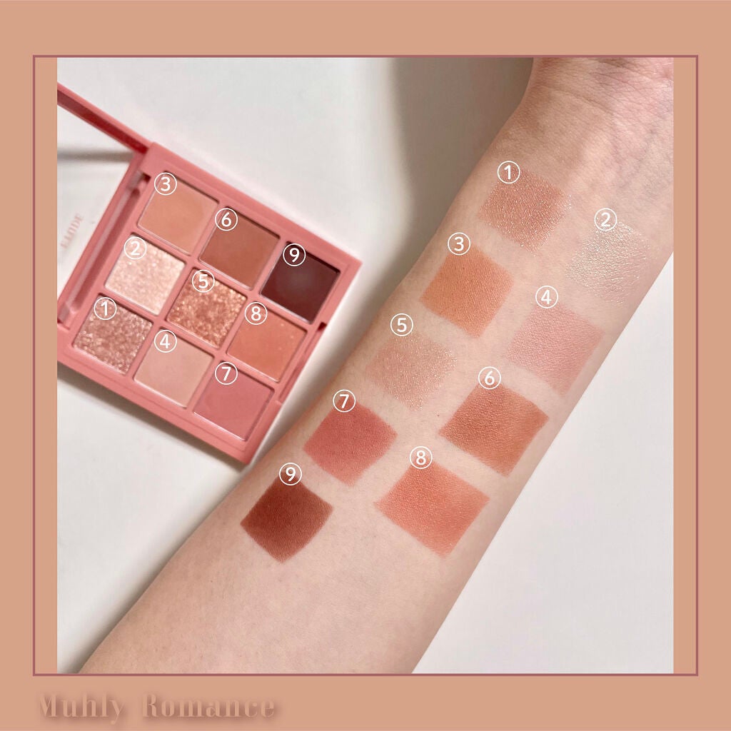 プレイカラーアイズ ミューリーロマンス/ETUDE/アイシャドウパレットを使ったクチコミ(3枚目)