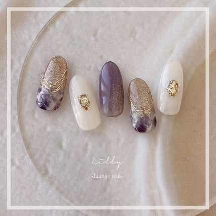 #リアンジェネイル,#柏ネイル,#ネイル,#ニュアンスネイル,#マグネットネイルのネイルデザイン