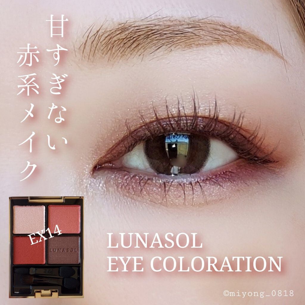 アイカラーレーション/LUNASOL/アイシャドウパレットを使ったクチコミ(1枚目)