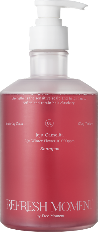 リフレッシュモーメントパフュームシャンプー/トリートメント Jeju Camellia Free Moment