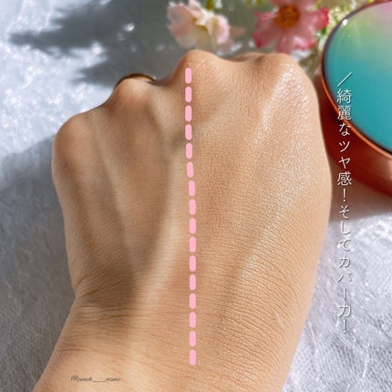 ピンクティーツリーカバークッション/APLIN/クッションファンデーションを使ったクチコミ(6枚目)