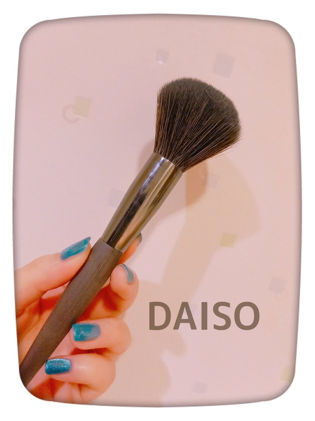 ポイントブラシ（コーヒーハンドル）/DAISO/メイクブラシを使ったクチコミ（1枚目）