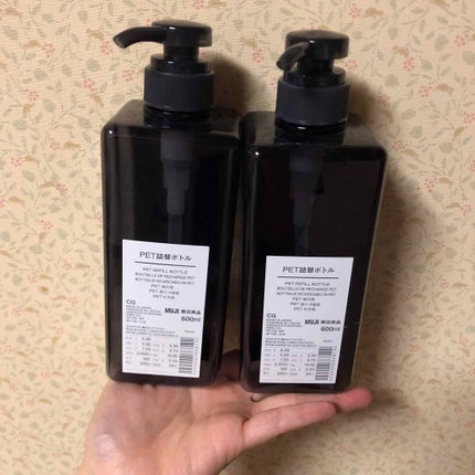 PET詰替ボトル/無印良品/その他化粧小物を使ったクチコミ(4枚目)
