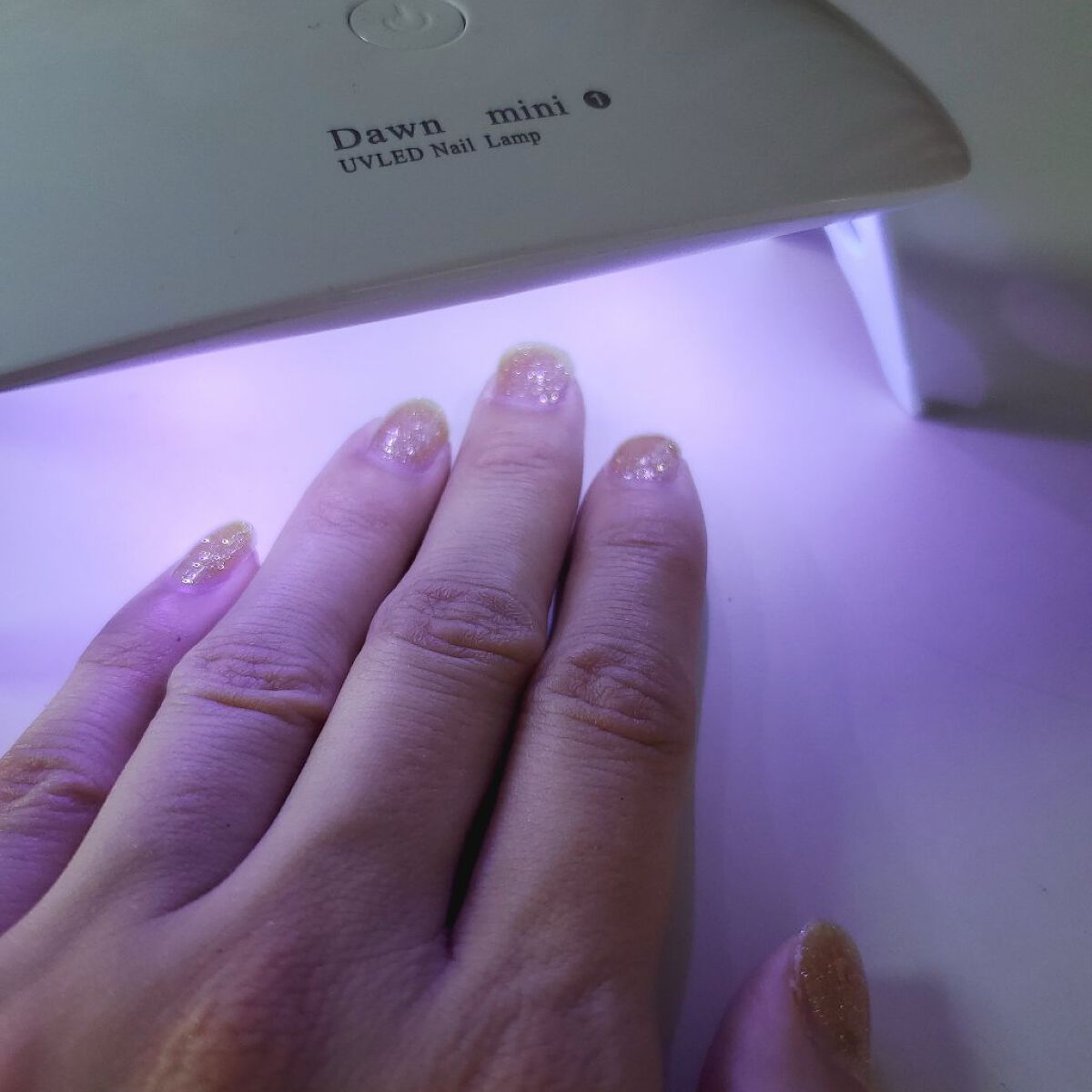 ウィークリージェル NE-16  スターダスト(Stardust) /HOMEI/ジェルネイルを使ったクチコミ（3枚目）