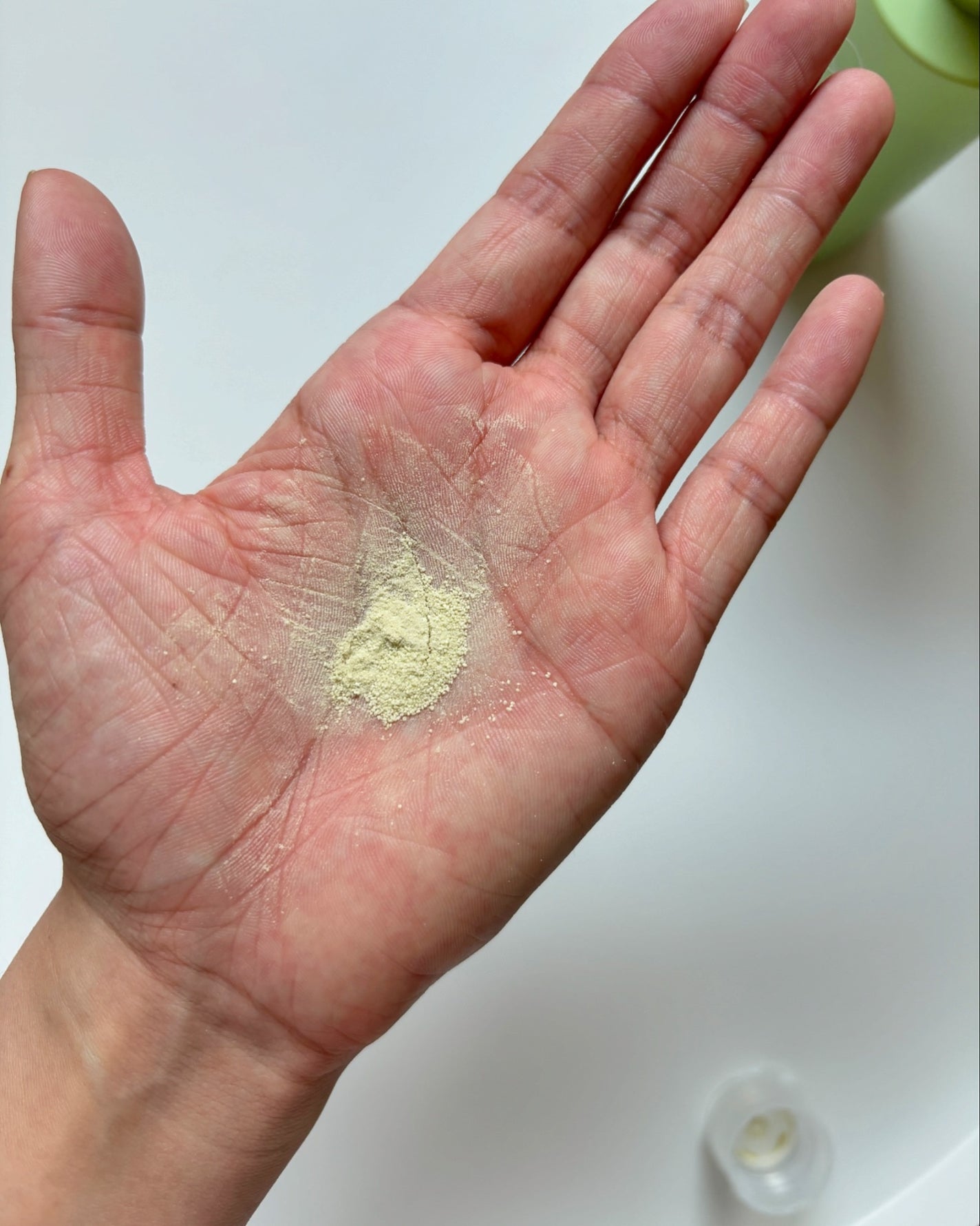 グリーンティー&エンザイムパウダーウォッシュ/By Wishtrend/洗顔パウダーを使ったクチコミ(3枚目)