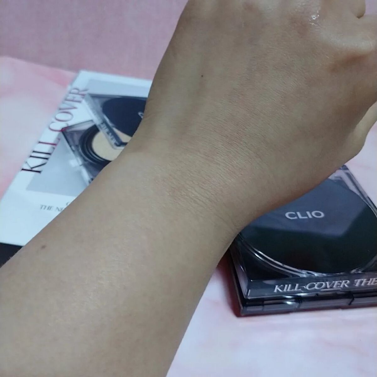 キル カバー ザ ニュー ファンウェア クッション 02 LINGERIE/CLIO/クッションファンデーションを使ったクチコミ（2枚目）