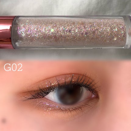 パールブリーアイグリッター/BLACK ROUGE/グリッターを使ったクチコミ(2枚目)