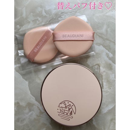 メッシュタイトアップクッション/BEAUDIANI/クッションファンデーションを使ったクチコミ(2枚目)