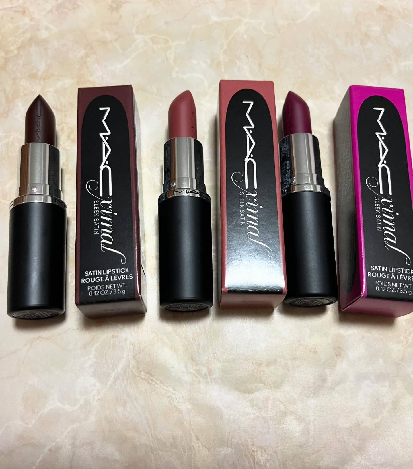 マキシマル スリーク サテン リップスティック 819 レベル/M・A・C/口紅を使ったクチコミ（1枚目）