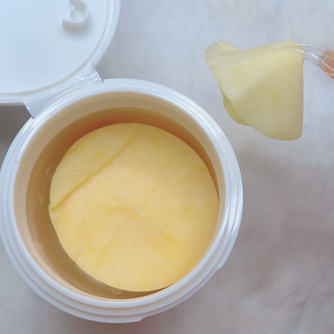 ビタC グリーンティーエンザイム ブライト パッド/innisfree/トナーパッドを使ったクチコミ（3枚目）