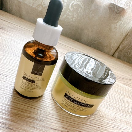 ダーマレーザー スーパーVC100ジェルクリーム/クオリティファースト/フェイスクリームを使ったクチコミ(2枚目)