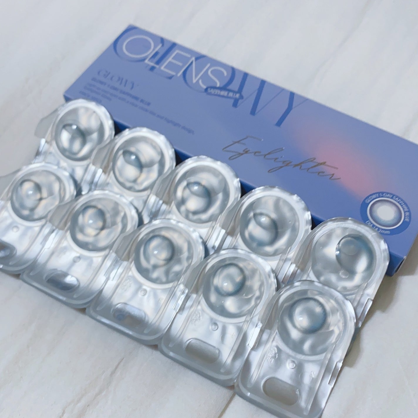 びゃっこまる on LIPS 「これは…きれいすぎる、、、まるで海のようなカラコン深い青と明る..」(6枚目)