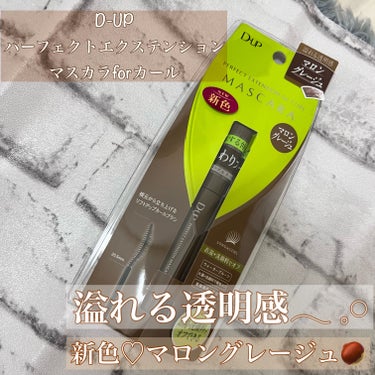 パーフェクトエクステンション マスカラ for カール/D-UP/マスカラを使ったクチコミ（1枚目）