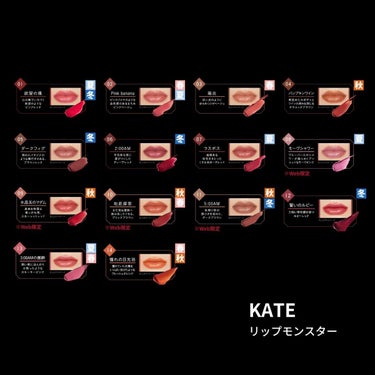 リップモンスター/KATE/口紅を使ったクチコミ（1枚目）