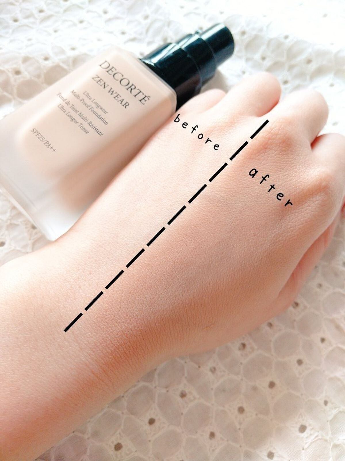 ゼン ウェア フルイド/DECORTÉ/リキッドファンデーションを使ったクチコミ(3枚目)