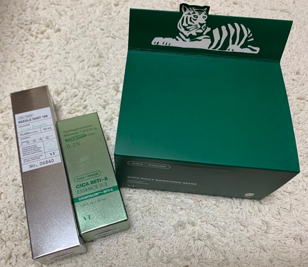 CICA デイリースージングマスク/VT/シートマスク・パックを使ったクチコミ(1枚目)