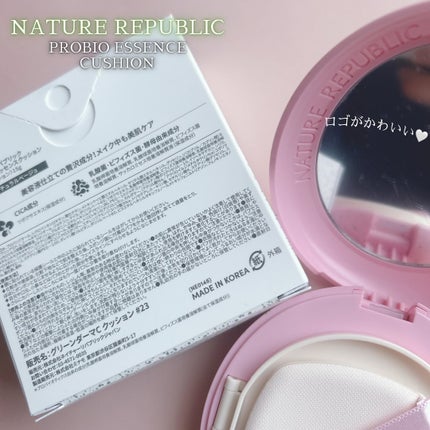 PROBIOエッセンスクッション/ネイチャーリパブリック/クッションファンデーションを使ったクチコミ(4枚目)
