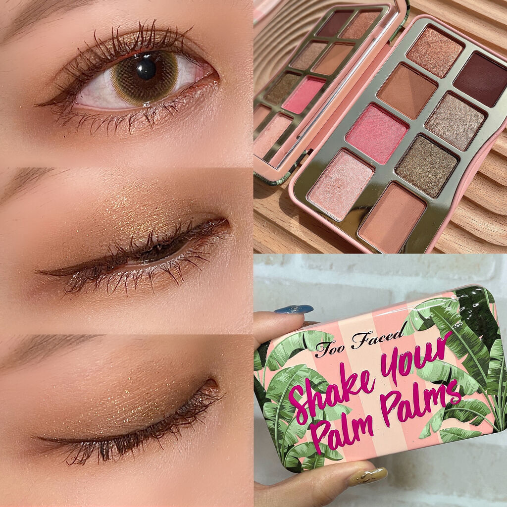 シェイク ユア パーム パームズ ミニ アイシャドウ パレット/Too Faced/アイシャドウパレットを使ったクチコミ（1枚目）